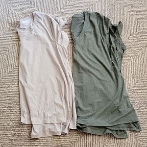 90 Degree by Reflex TShirts Light Green/Light Grey Sz 1x Super Soft